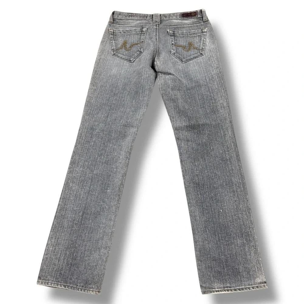 AG Adriano Goldschmied Jeans‎ Womens Size 27x30 Grey Straight Leg - Rare